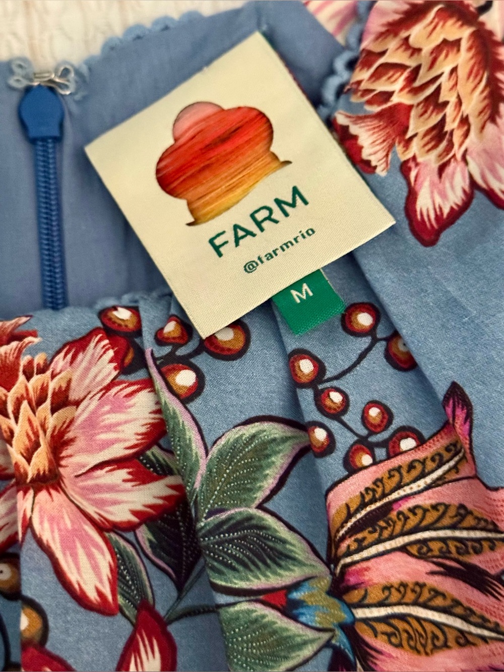 FARM Rio x Liberty London Wonderful Bouquet Belted Mini Dress / Size Medium